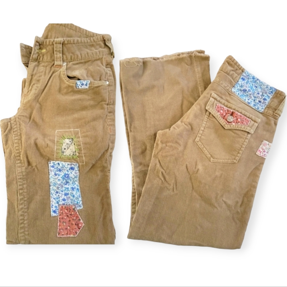 Courdory Patchwork Pants